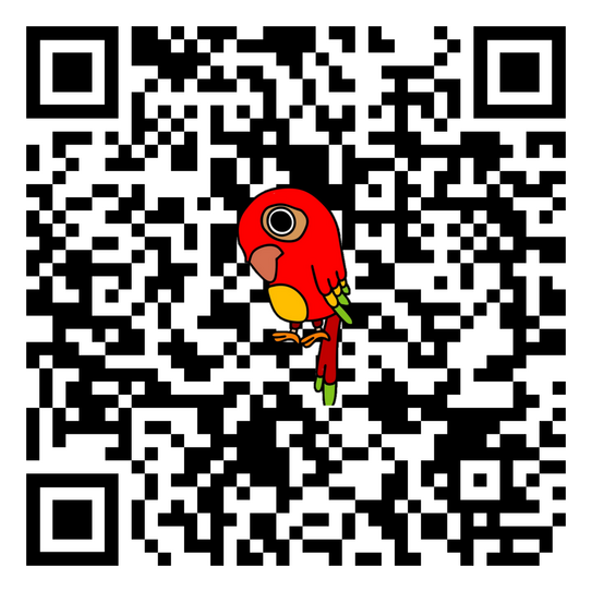 Das Bild zeigt den Qr-Code, der zu der WhatsApp-Gruppe führt.